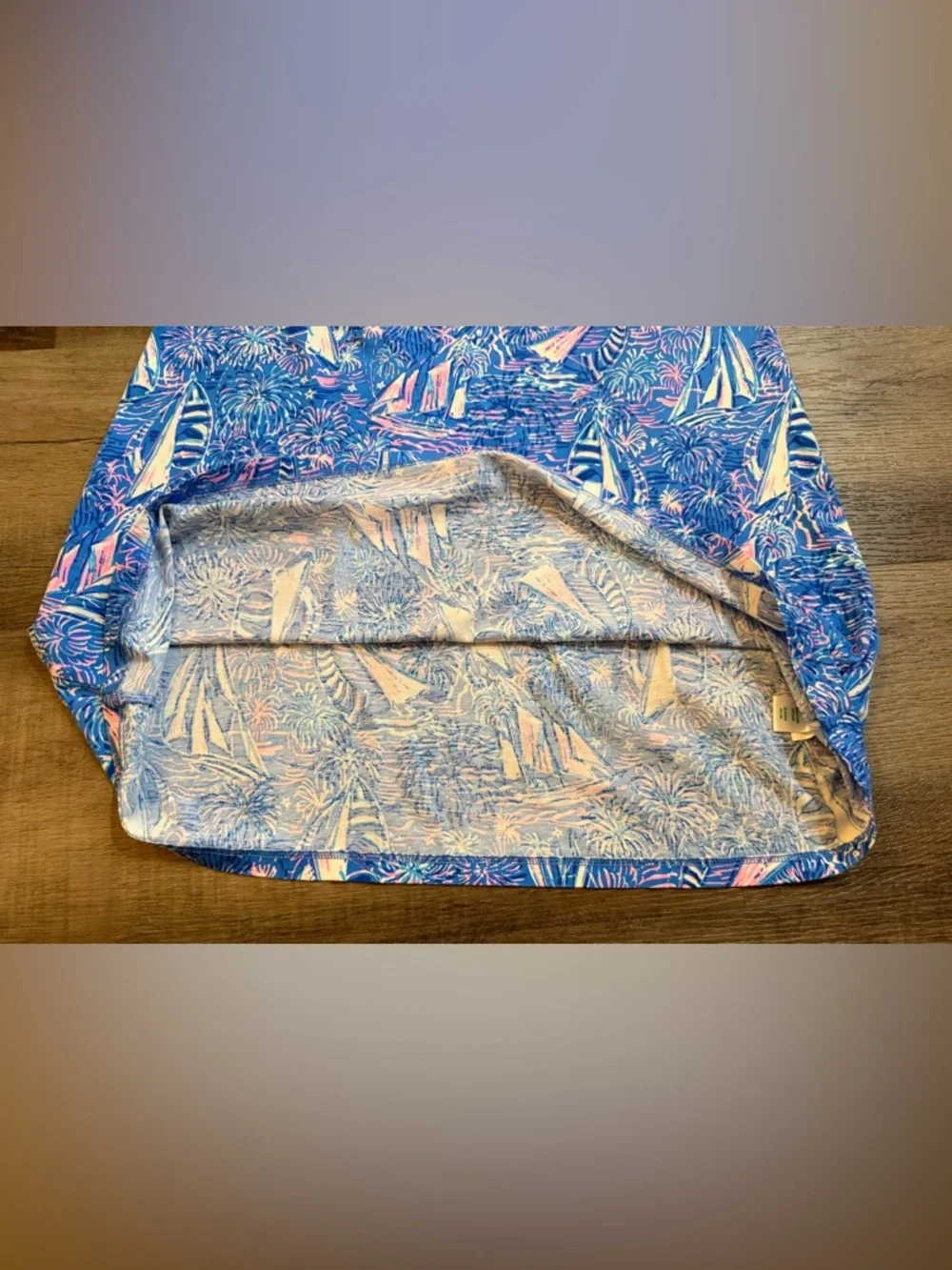 Lilly Pulitzer Cody It’s a Sailabration Pima Cotton T-Shirt Dress Small